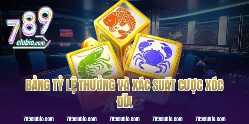 Bảng Tỷ Lệ Thưởng Và Xác Suất Cược Xóc Đĩa