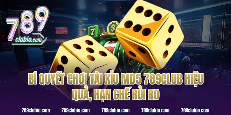 Bí quyết chơi tài xỉu md5 789club hiệu quả, hạn chế rủi ro