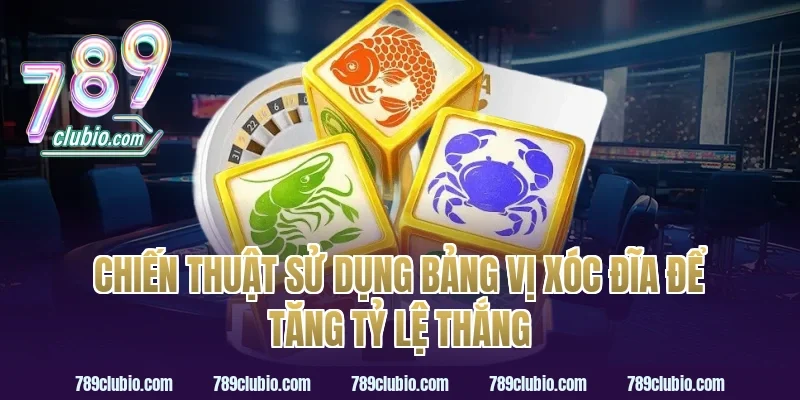 Chiến thuật sử dụng bảng vị xóc đĩa để tăng tỷ lệ thắng