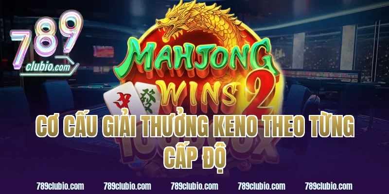 Cơ cấu giải thưởng keno theo từng cấp độ