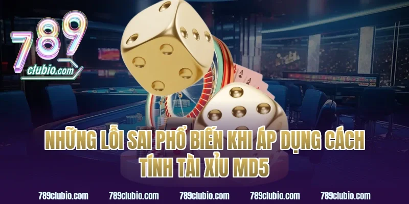 Những Lỗi Sai Phổ Biến Khi Áp Dụng Cách Tính Tài Xỉu MD5